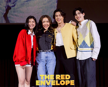 “บี-ควิก“ เสิร์ฟความสนุกให้สมาชิกดูรอบพิเศษหนัง “ซองแดงแต่งผี” ส่ง “บิวกิ้น-พีพี-ก้อย” เอ็นเตอร์เทนความบันเทิงแบบเต็มพิกัด